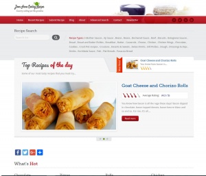 Down Home Cooking Recipes Website Design Internet Marketing