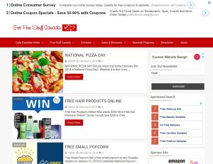 Get Free Stuff Canada Website Design Internet Marketing